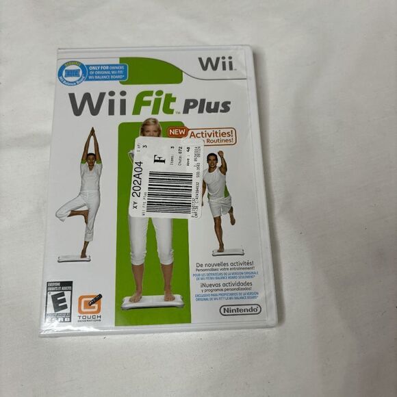 Wii Fit Plus (Wii, 2009) Brand New Sealed Old Stock NOS Video Game - Picture 1 of 6